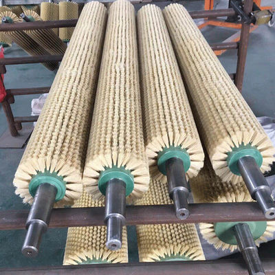 RITONG Custom Industrial Brushes Conveyor Cleaning Cylinder Brushes