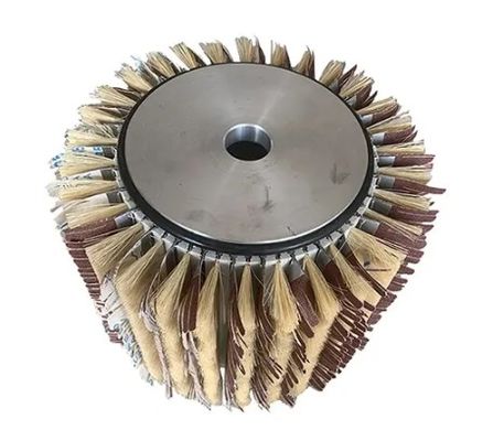Grit 80 Sandpaper And Sisal Sanding Brush Roller For Wooden Furniture Suface Polishing