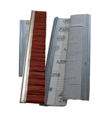 Grit 150 Sandpaper Strip Brush Sisal Sanding Brush Wood Polishing Cleaning Brush Roller
