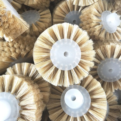 Tufted Sisal Roller Brush Tampico Brush For Polishing Wax And Cleaning Before Painting