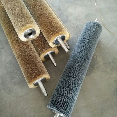 Customized Coppered Steel Wire Brush Roller Polishing Sanding Drums