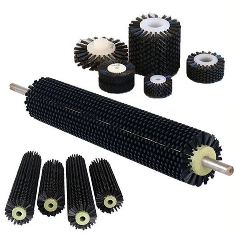 RITONG Custom Industrial Brushes Conveyor Cleaning Cylinder Brushes
