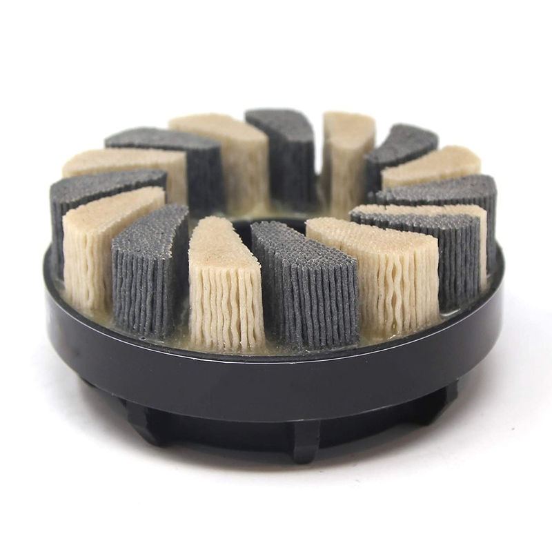 OEM Abrasive Metal Sanding Brush Wire Brush For Sanding Wood Nylon