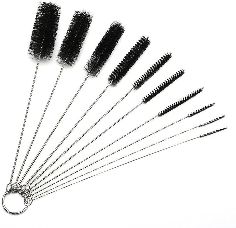Tube Cleaning Nylon Brushes Test Tube Pipe Cleaning Straw Brush